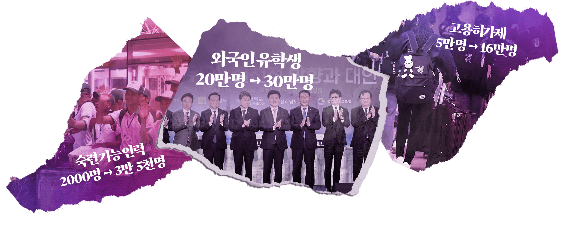 이철우(왼쪽 4번째) 경북지사, 김영록(3번째) 전남지사, 임종식(2번째) 경북교육감, 김대중(1번째) 전남교육감, 이주호(6번째) 부총리 겸 교육부장관, 한동훈(9번째) 법무부장관 등이 22일 오후 국회세미나에서 기념촬영을 하고 있다. 경북도 제공